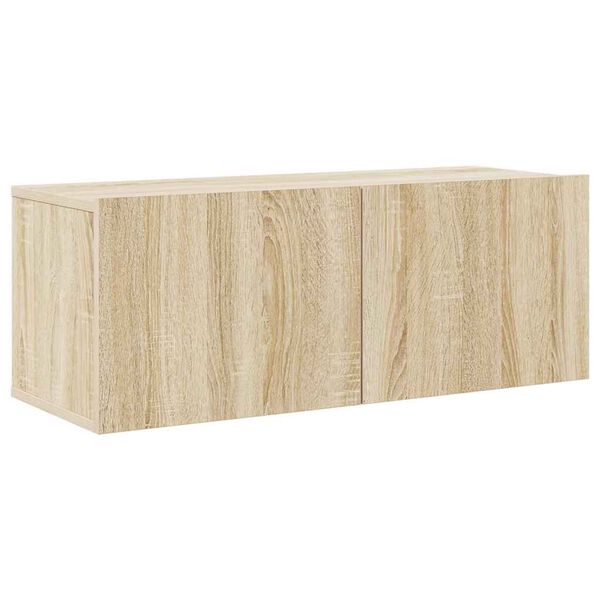 vidaXL TV-benksett 6 stk sonoma eik konstruert tre