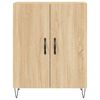 vidaXL Highboard sonoma eik 69,5x34x180 cm konstruert tre