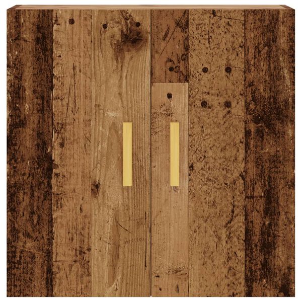vidaXL Veggskap gammelt tre 60x31x60 cm konstruert tre