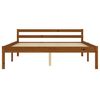 vidaXL Sengeramme med 2 skuffer honningbrun heltre furu 140x200 cm
