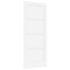 vidaXL Innvendig D&oslash;r 83 x 202 cm Kryssfin&eacute;r Hvit