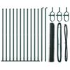 vidaXL Gjerdep&aring;le gr&oslash;nn 25 x 1,2 m (36 mm netting) St&aring;l