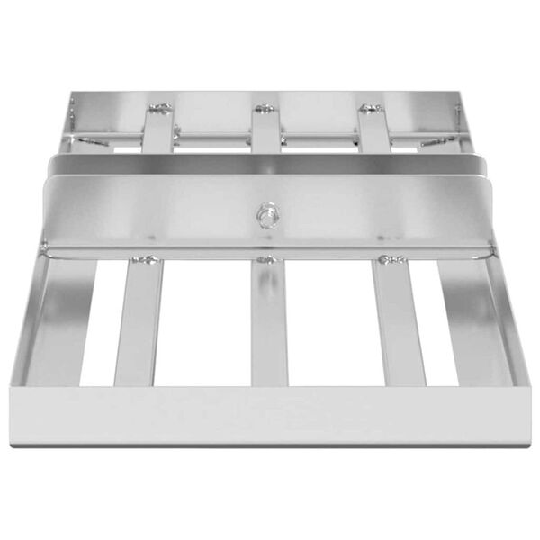 vidaXL Hageleveller erstatningshode sølv Rustfritt stål 201