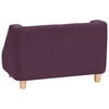 vidaXL Hundesofa burgunder 60x37x39 cm lin