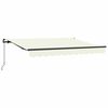 vidaXL Innvendbar Markise Krem 300 x 200 cm stoff