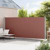 vidaXL Uttrekkbar sidemarkise 200x600 cm brun