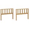 vidaXL Armst&oslash;ttemodul 2 pcs Hvit 80 x 6 x 61 cm Solid akasietre