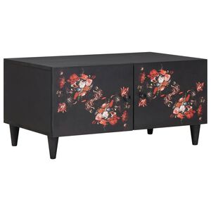 vidaXL Kaffebord Flerfarget 80 x 50 x 40 cm Massiv mango tre