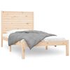 vidaXL Sengeramme heltre furu 100x200 cm