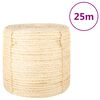 vidaXL Tau 100% sisal 6 mm 25 m