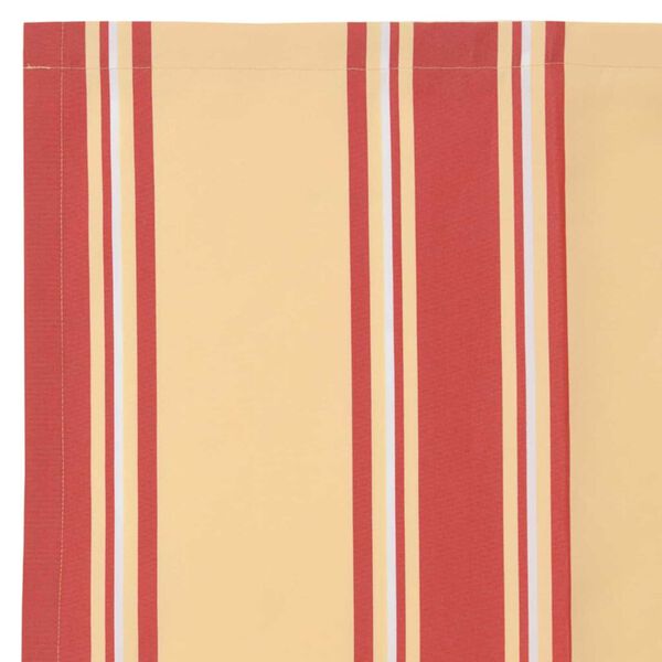 vidaXL Markiseerstatning Gul og oransje 1000 x 160 cm Polyesterlerret