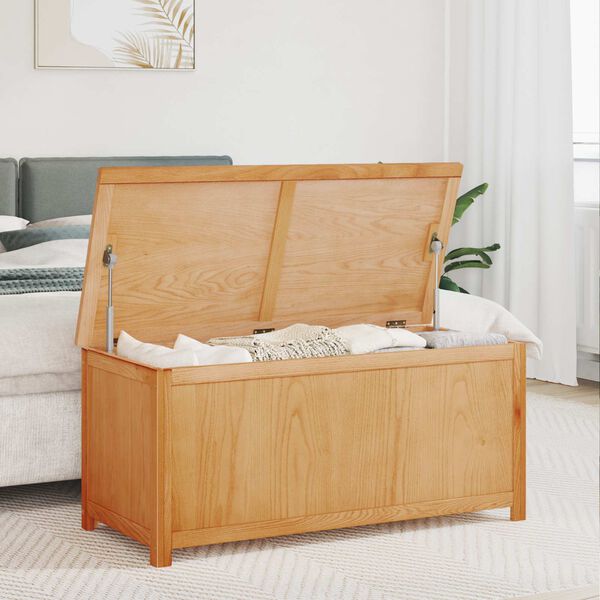 vidaXL Lagringsboks Ensfarget