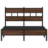 vidaXL Sengeramme uten madrass brun eik 120x200 cm konstruert tre