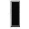vidaXL Gulvteppe BFC svart med motiv 80x150 cm