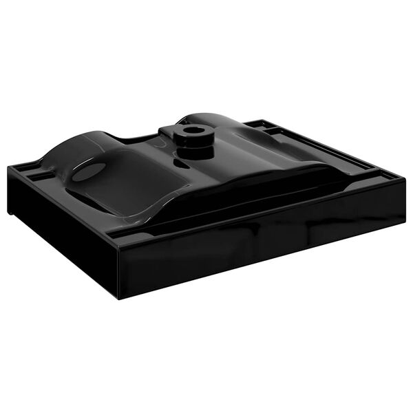 Luksus keramisk servant 60x46cm svart