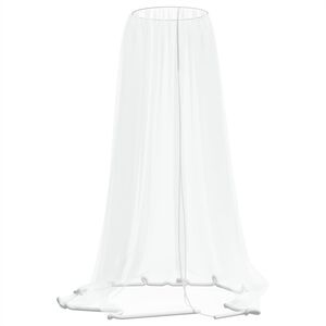 vidaXL Myggnett for paraply 220 netting hvit &Phi;300x230 cm