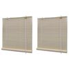 vidaXL Rullegardiner naturlig bambus 2 stk 120x160 cm