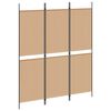 vidaXL 3-panel romdeler Beige 150 x 180 cm Stoff