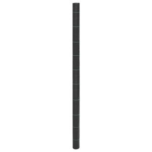 vidaXL Kontrollmatte for ugress svart 2x200 m PP
