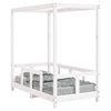 vidaXL Barnesengeramme hvit 70x140 cm heltre furu