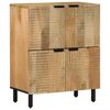 vidaXL Skjenk brun 60x33x75 cm heltre mango