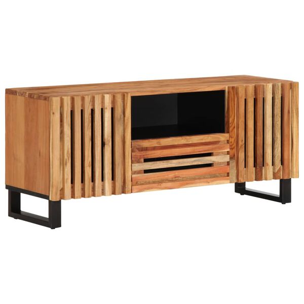 vidaXL TV-benk 100x34x46 cm heltre akasie