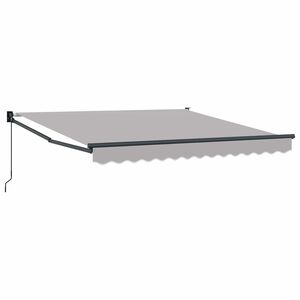vidaXL Uttrekkbar markise Lysegr&aring; 300 x 250 x 165 cm