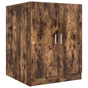 vidaXL Vaskemaskinskap r&oslash;kt eik 71x71,5x91,5 cm