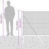 vidaXL Gjerdep&aring;le s&oslash;lv 50 x 1,2 m (19 x 19 mm netting) St&aring;l
