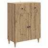 vidaXL Serviesskap Artisan eik 66 x 34,5 x 90 cm Konstruert tre