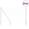 vidaXL Gjerdep&aring;le s&oslash;lv 25 x 1,6 m (25 mm netting) St&aring;l