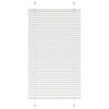 vidaXL pliss&eacute;gardin Hvit 70x100 cm Stoff Bredde 69,4 cm Polyester