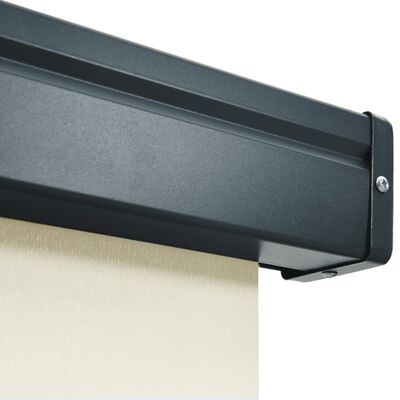 vidaXL Sidemarkise for balkong 165x250 cm kremhvit