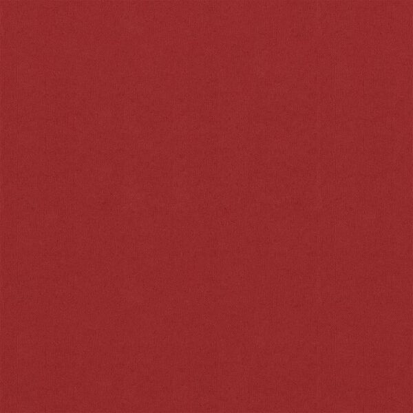 vidaXL Balkongskjerm r&oslash;d 120x600 cm oxfordstoff