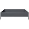 vidaXL H&oslash;ybed antrasitt 100x100x26 cm st&aring;l