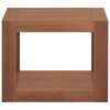 vidaXL Veggmontert baderomsskap 45x45x35 cm heltre teak