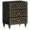 vidaXL Nattbord 50x33x60 cm heltre mango