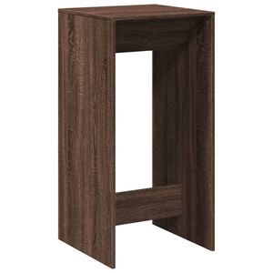 vidaXL Barbord brun eik 51x50x103,5 cm konstruert tre