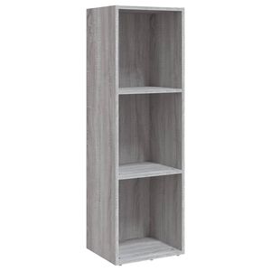 vidaXL Bokhylle/TV-benk gr&aring; sonoma 36x30x114 cm konstruert tre