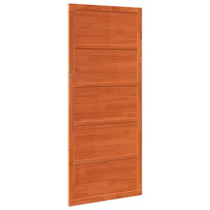 vidaXL L&aring;ved&oslash;r 80 x 2,5 x 208 cm Heltre furu Voksbrun