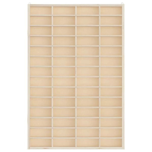 vidaXL Samlerutstillingsskap i tre med 56 rom 40x4,5x60cm