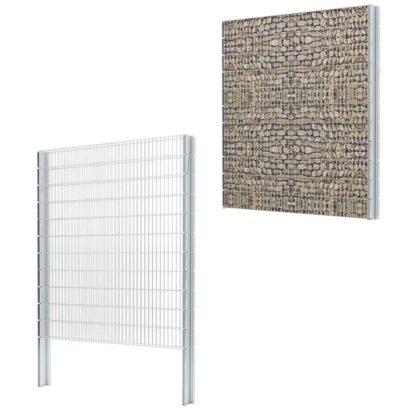 vidaXL Gabionkroker 200 stk st&aring;l