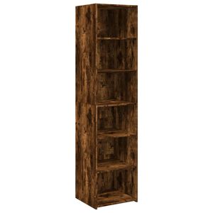 vidaXL Highboard r&oslash;kt eik 45x41x185 cm konstruert tre