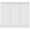 vidaXL Skjenk hvit 85x34x76 cm konstruert tre