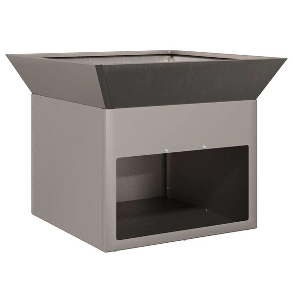 vidaXL B&aring;lplass Rusten 50 x 50 x 40 cm Cortenst&aring;l