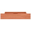 vidaXL Sengeramme med 2 skuffer honningbrun heltre furu 140x200 cm