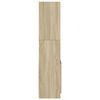 vidaXL Highboard sonoma eik 63x33x140 cm konstruert tre