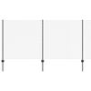 vidaXL Kjettinggjerde med stolpe 10 x 1,2 m PVC-belagt st&aring;l Gr&aring; Mesh