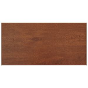 vidaXL Vinduskarmer Brunt tre 100 x 40 x 4,5 cm PVC