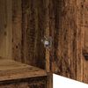 vidaXL Høyskap med skuff Gammelt tre 40 x 40,5 x 135 cm Konstruert tre